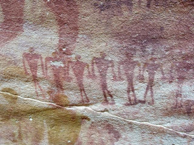 Kamenné malby v sudánské poušti, inspirace pro Jitku v letech 2007 až 2011, foto: Václav Cílek